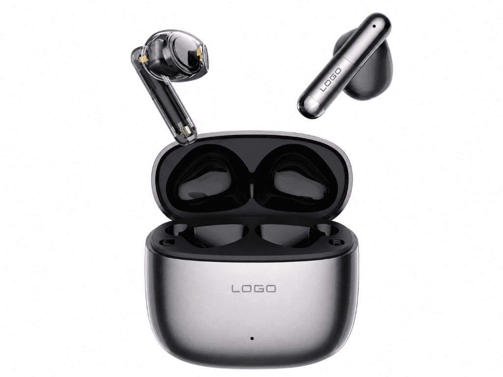 Compact Two-Tone Wireless Earbuds