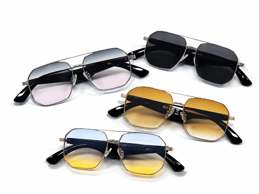 Retro Rectangle Smart Glasses