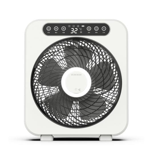 Smart Display Rechargeable Desk Fan