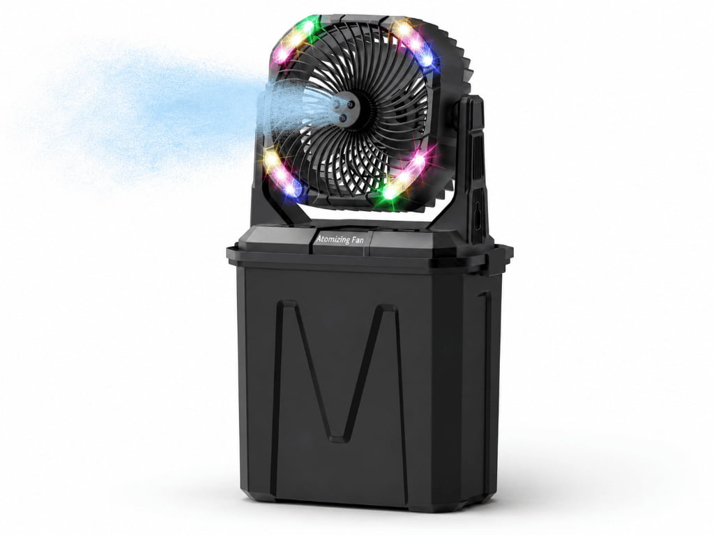 RGB Portable Outdoor Cooling Fan