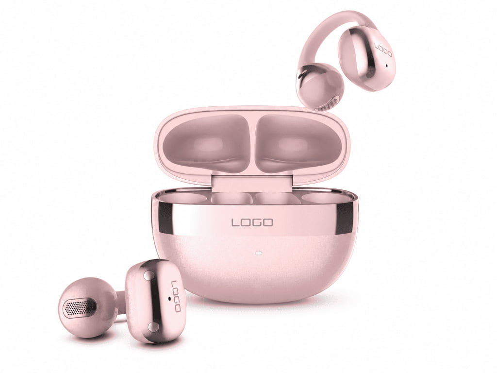 Pink Mini Wireless Earbuds
