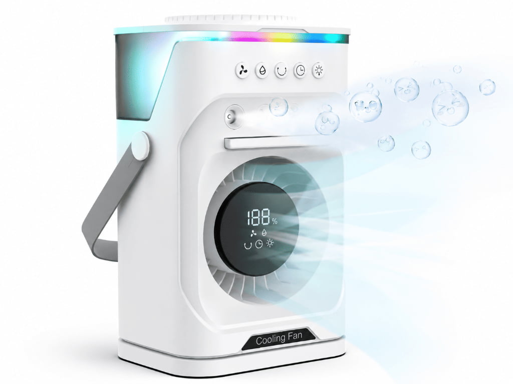 Rechargeable Mist Cooling Fan