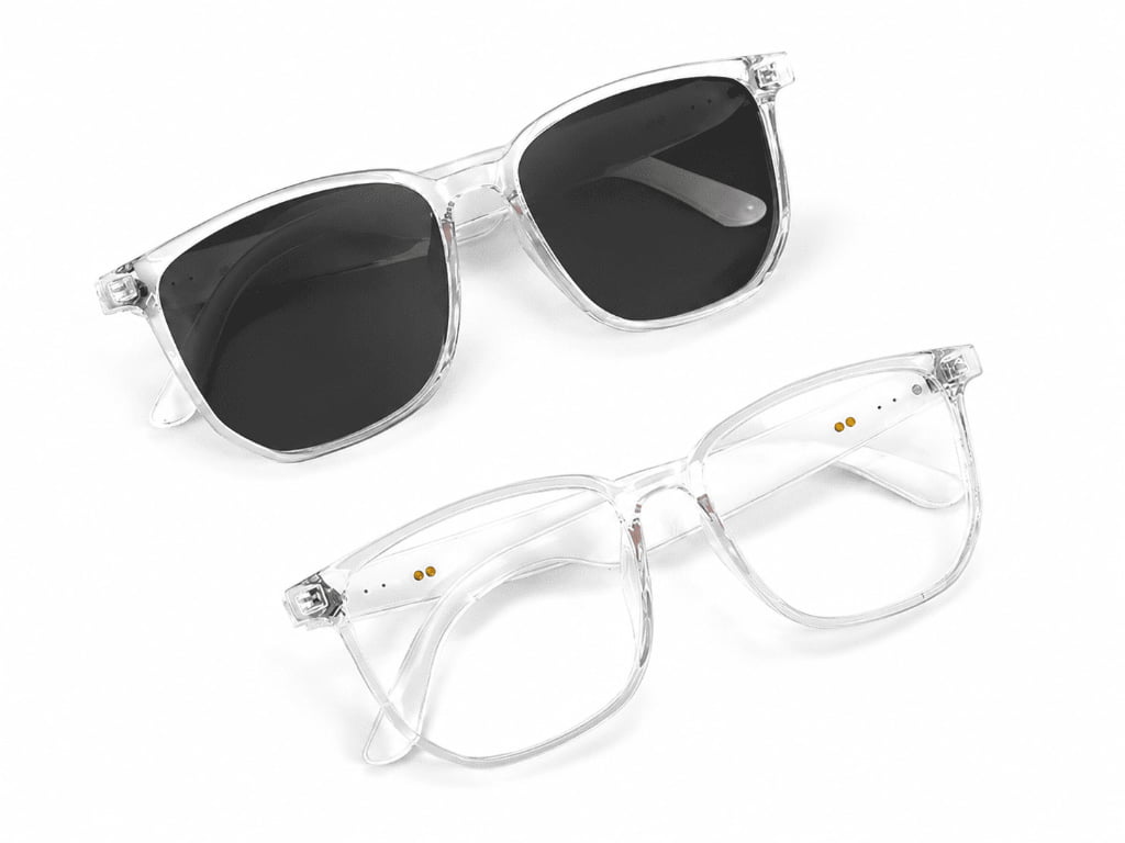 Clear Frame Smart Glasses
